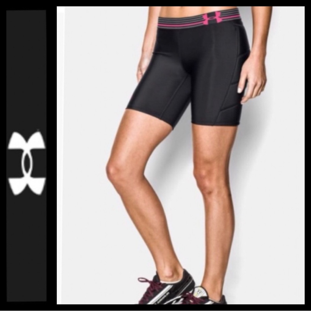 NWOT UA Women’s Strike Zone Slider Shorts